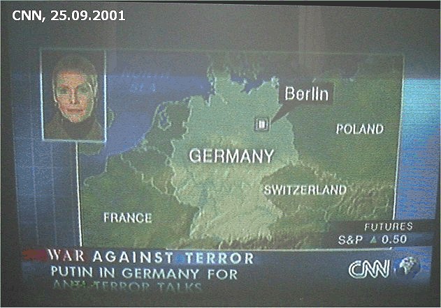 CNN 25. September 2001: Amerkias Blick auf Europa